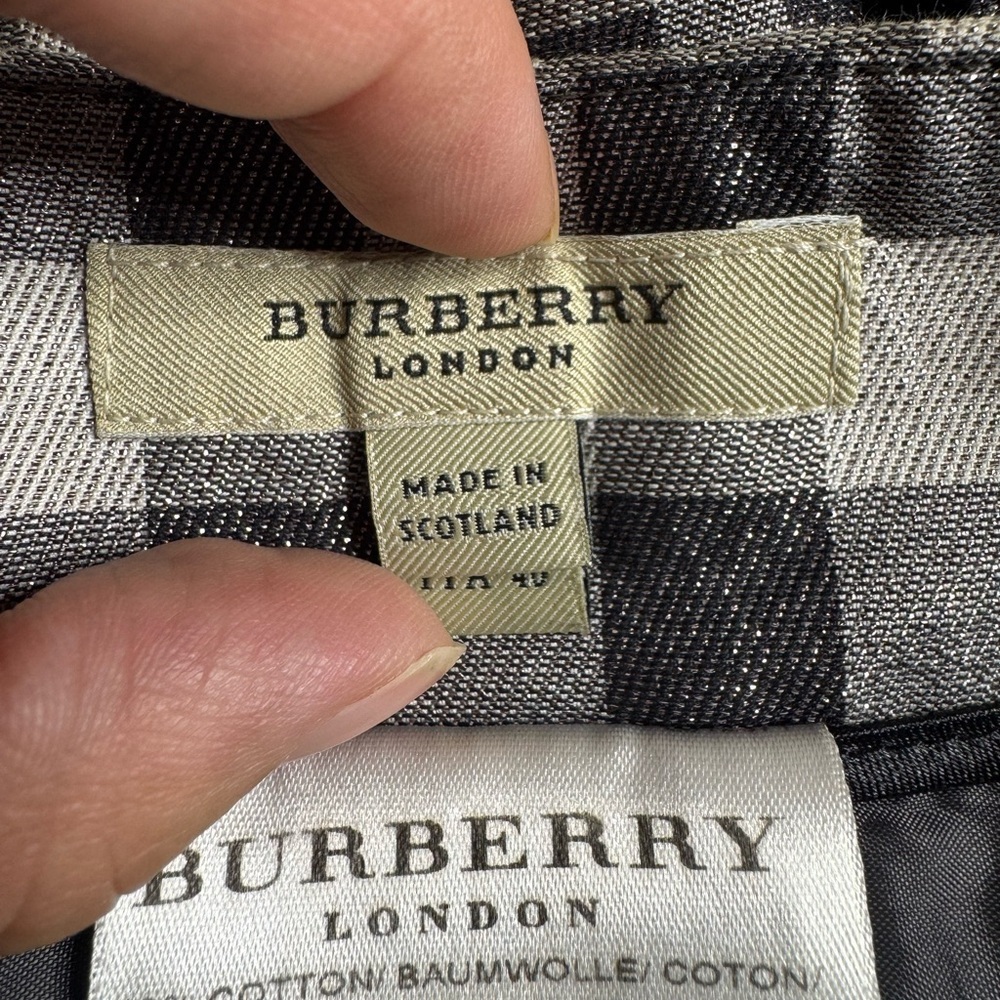 Burberry London Women’s Plaid Print Mini Skirt - Picture 4 of 12